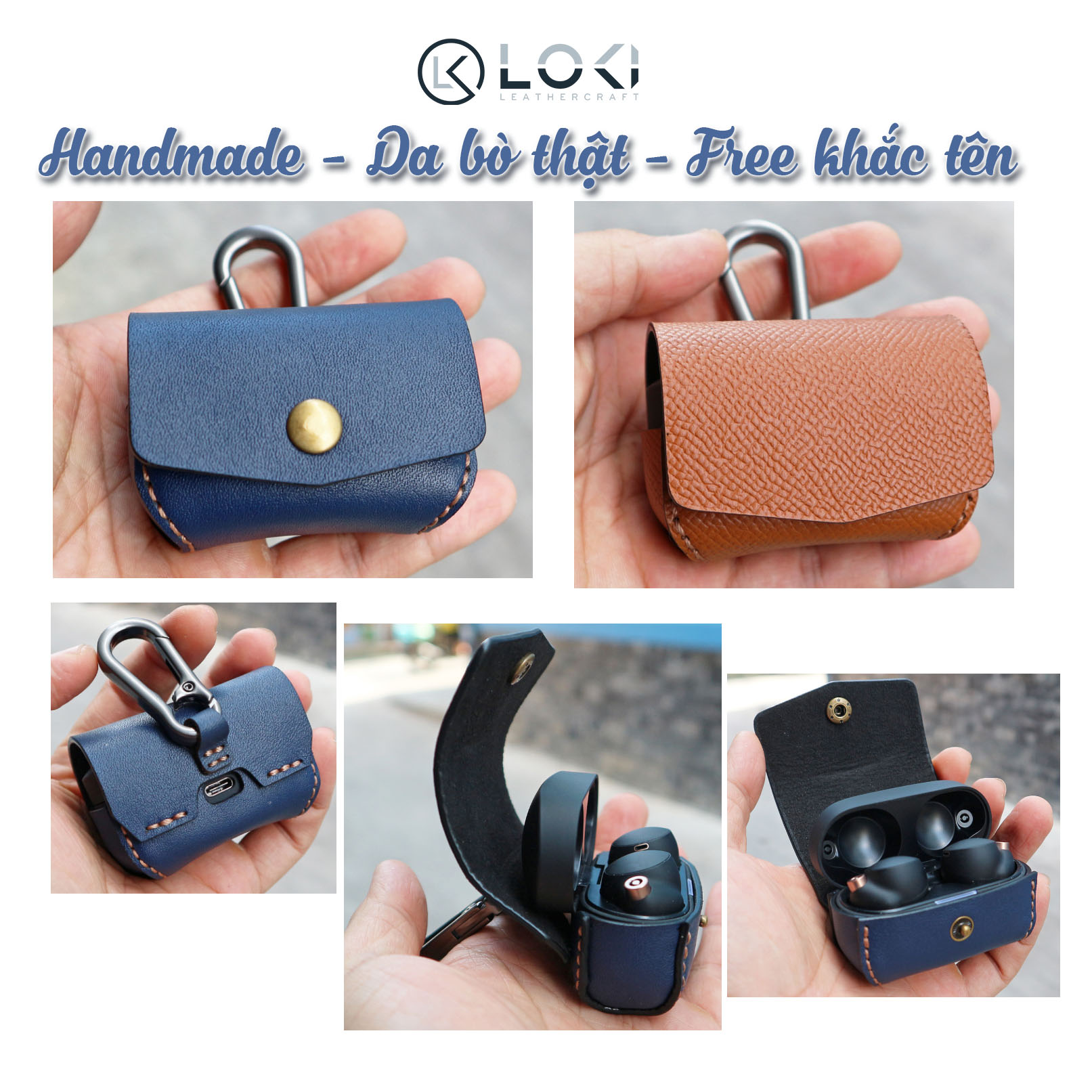 Bao da sony wf-1000xm4 - loki leather