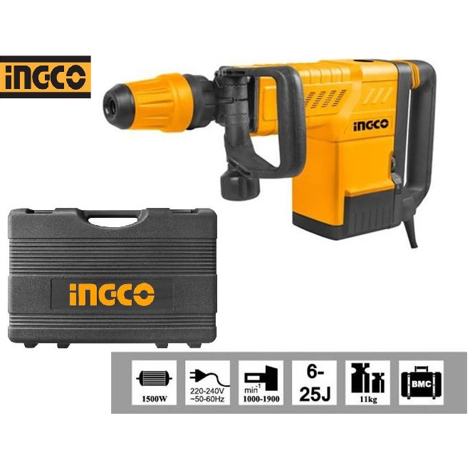 Máy đục bê tông 1500w ingco pdb15006