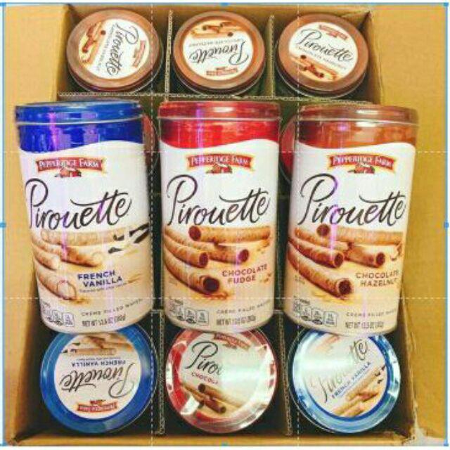 Bánh Quế Ống Điếu Pirouette Pepperidge Farm - lon 382g