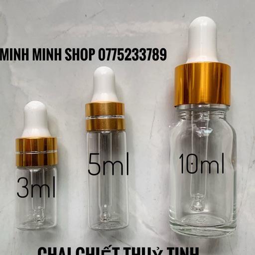 [HCM]Lọ thuỷ tinh dùng để chiết mực ...  (combo 10 lọ)_dcpx minh minh sg
