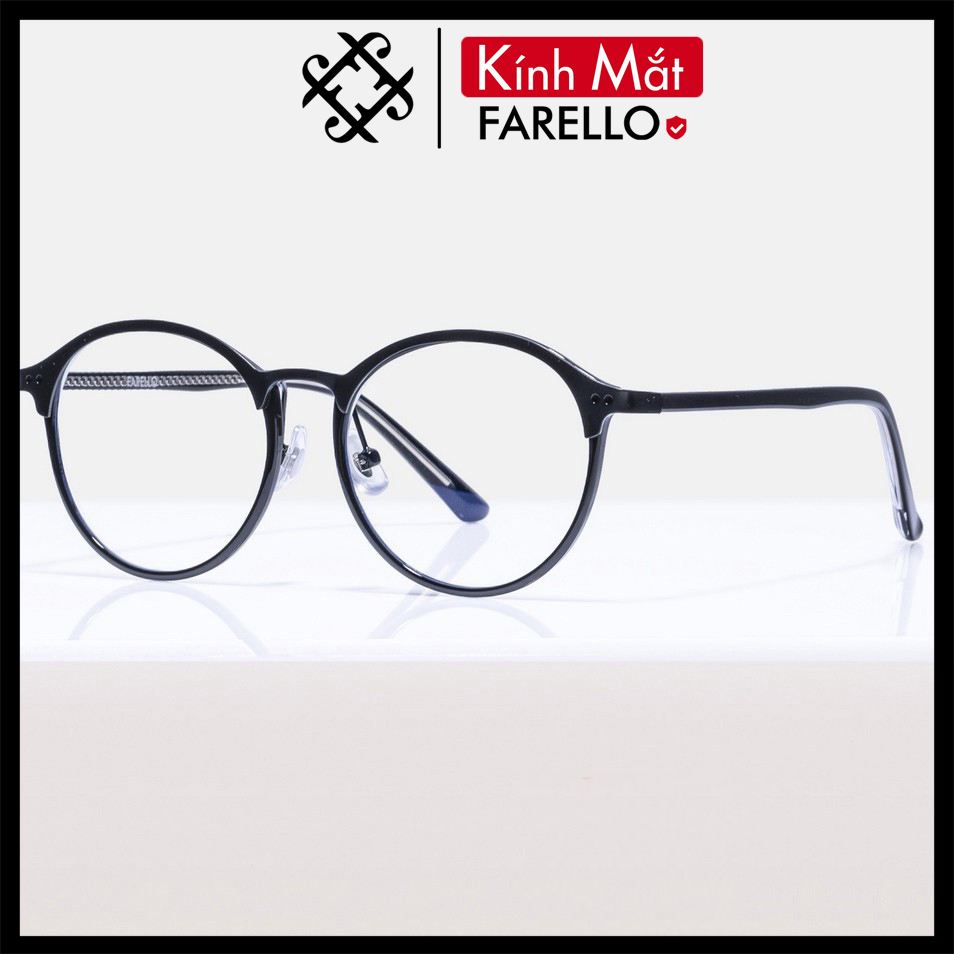 Mắt kính cận nam nữ Arian thương hiệu FARELLO thiết kế mắt tròn phù hợp với nhiều khuôn mặt, đa dạng màu sắc  - 98382