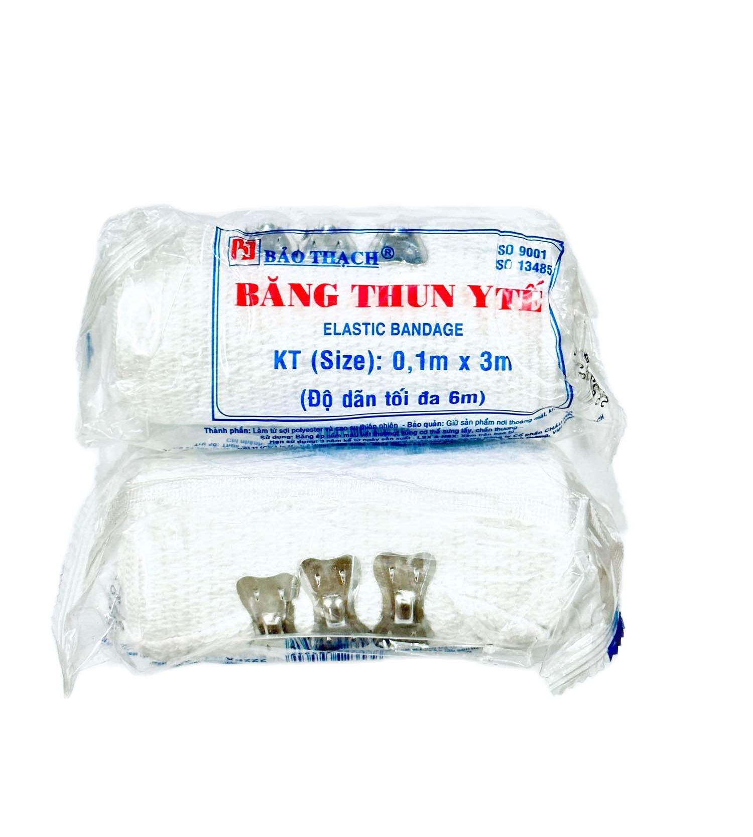 Băng thun y tế Bảo Thạch 3 móc