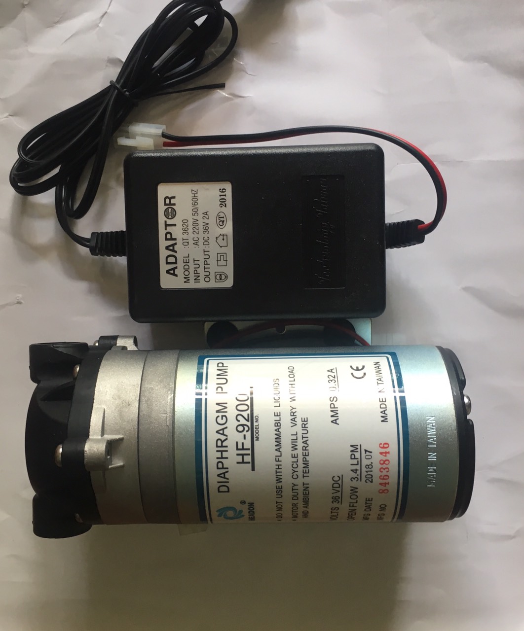 COMBO BOM ADAPTER 36V ĐÀI LOAN DUNG CHO MÁY LỌC NƯỚC HÊ THÔNG PHUN SƯƠNG.