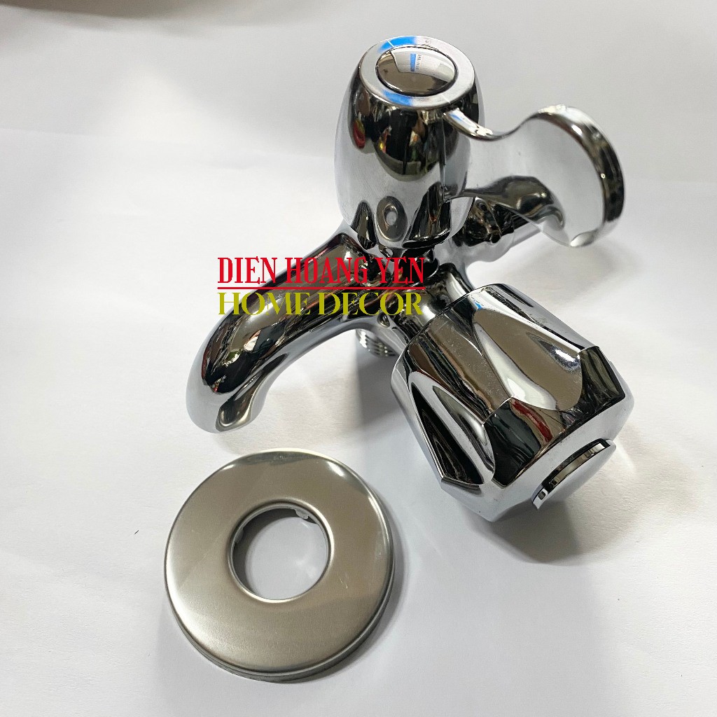 Vòi củ sen lạnh đồng thau mạ croom dùng nước lạnh