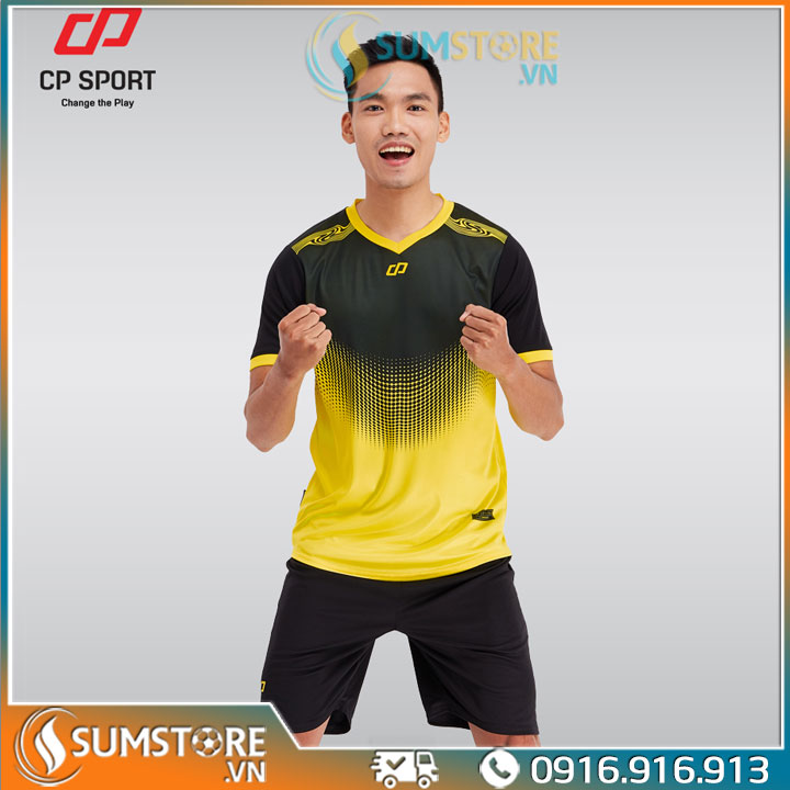 [HCM]Áo Bóng Đá Không Logo CP Sport - Winner Vàng Vải Thun Lạnh Cao Cấp