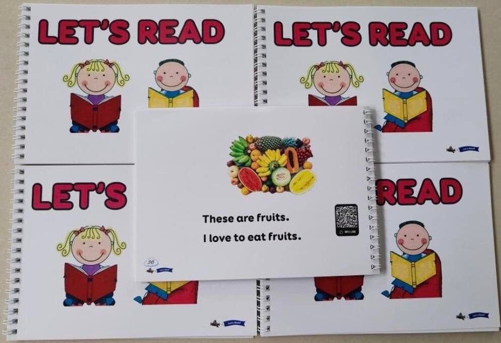 Đồ chơi cho bé học tiếng anh Let's Read 2c