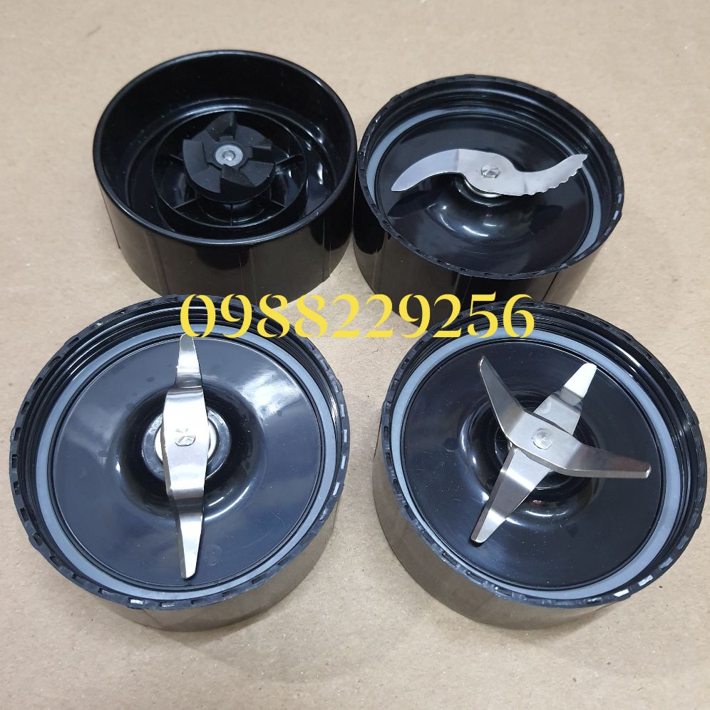 Combo 3 dao xay 2 lưỡi, dao xay 4 lưỡi và dao xay răng cưa