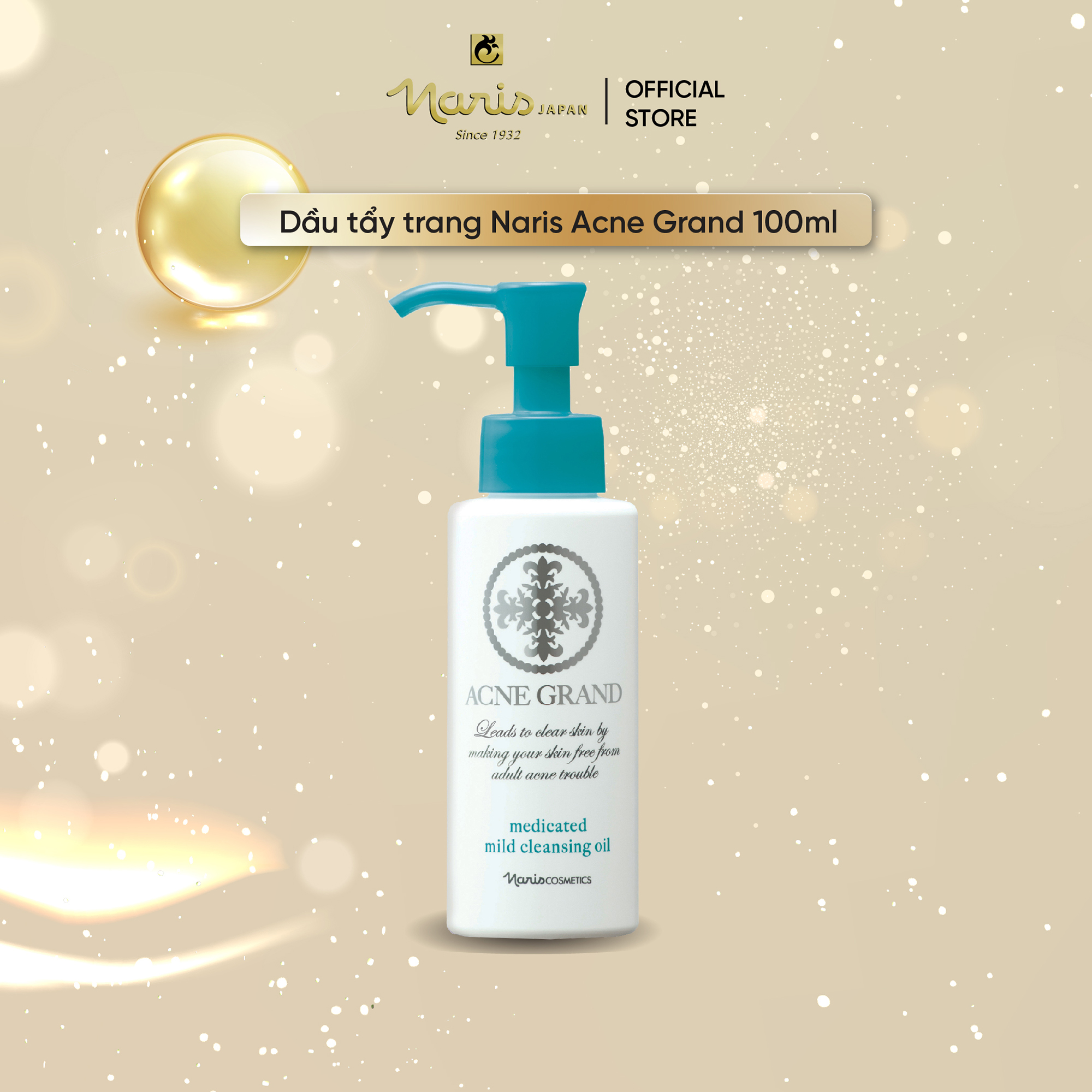 Dầu tẩy trang Acne Grand Medicated Mild Cleansing Oil
