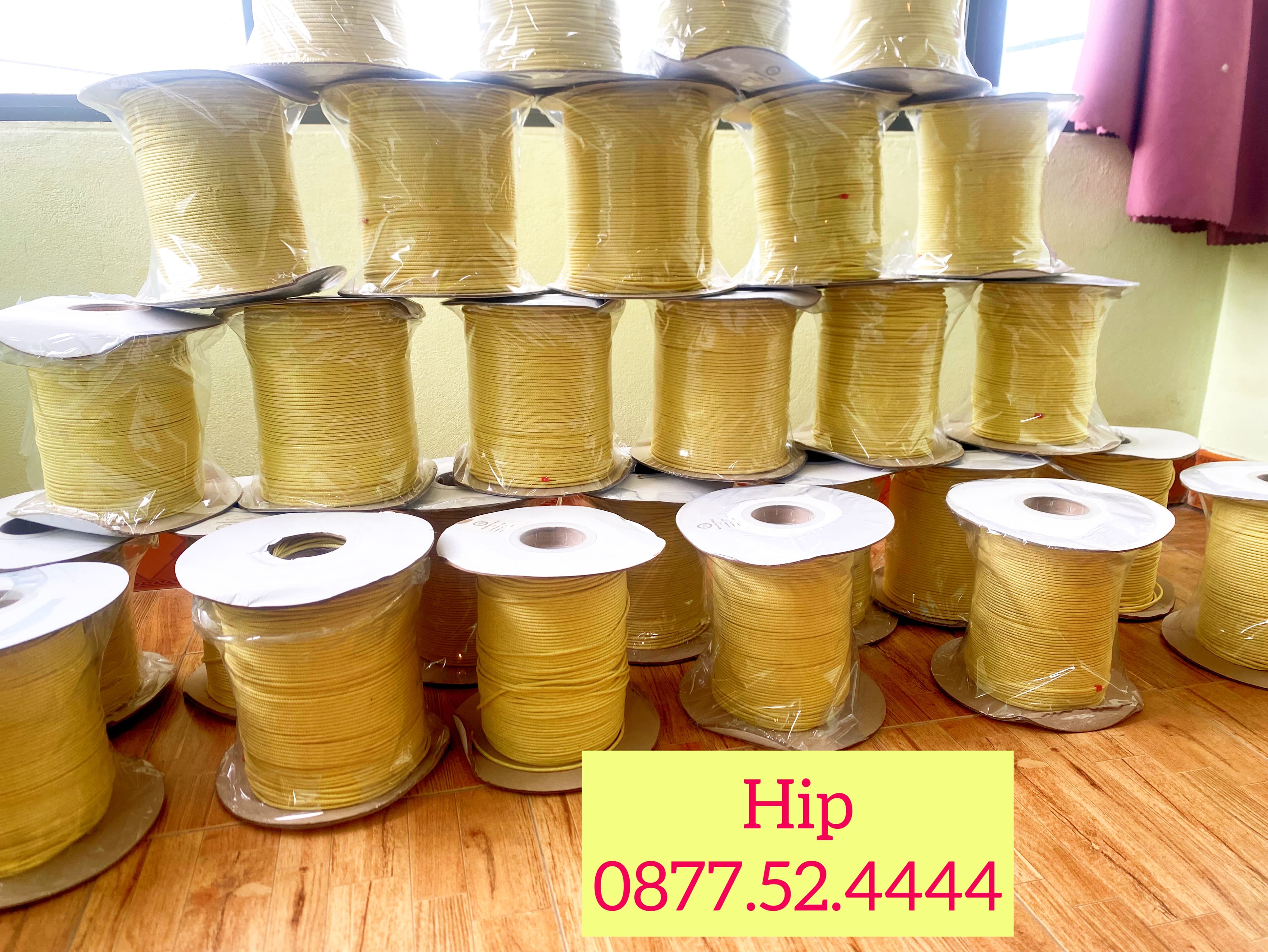 Dây thả diều nhập khẩu Kelvar (amiang) chống cháy chống cắt chống cứa 0.8mm 3.0mm 3.5mm (400m/ cuộn) - Trường Hip