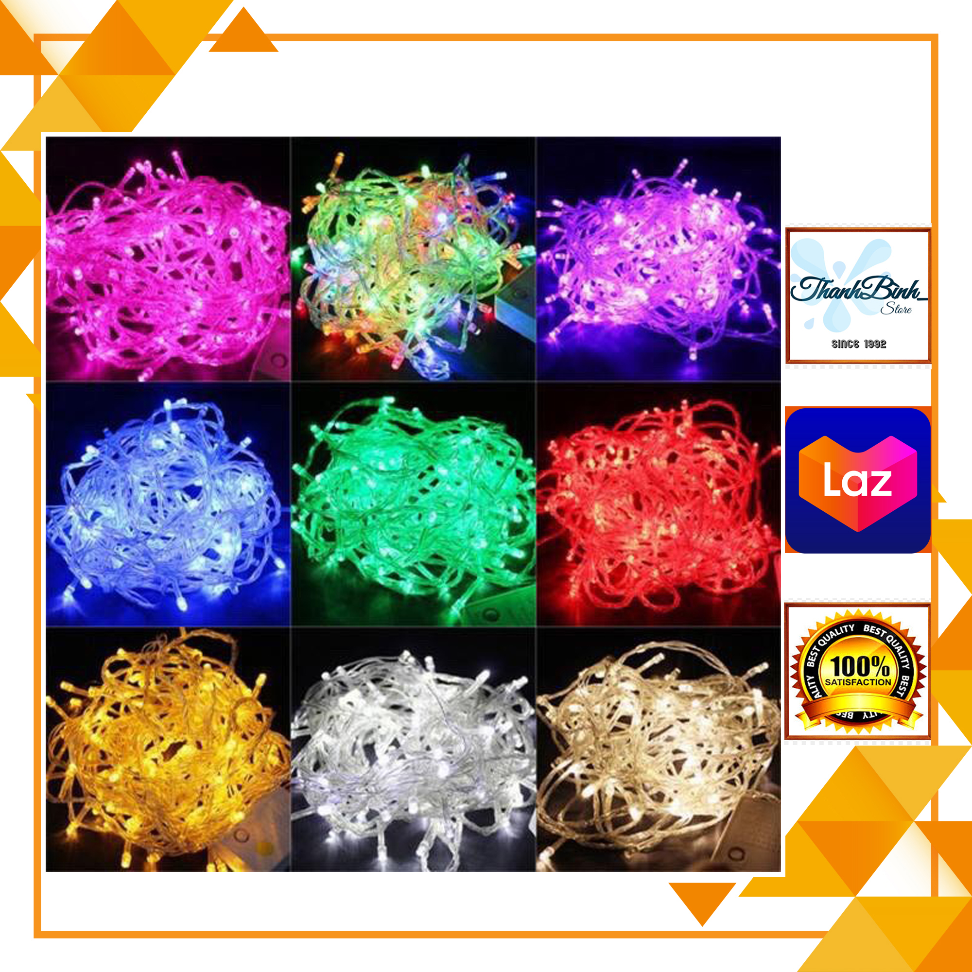 < GIÁ RẺ > DÂY NHÁY LED KIM/ ĐÈN CHỚP NHIỀU MÀU/ 1 MÀU- TRẮNG/ ĐỎ/ VÀNG/ XANH/ TÍM- TRANG TRÍ CÂY THÔNG NOEL