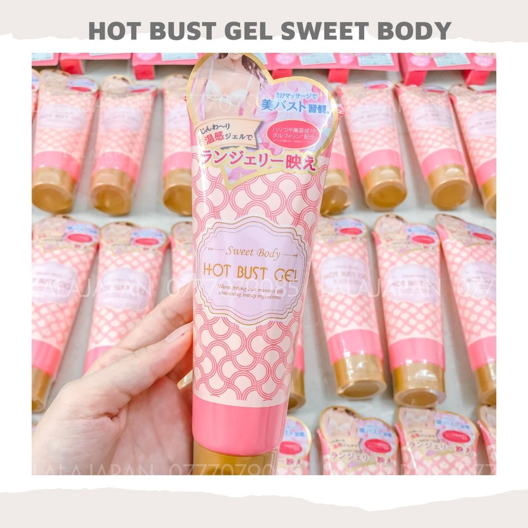 Gel nóng massage vùng ngực Sweet Body Nhật Bản