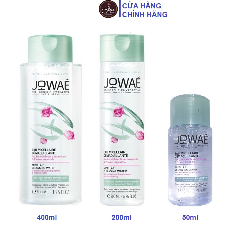 Nước Tẩy Trang Jowae Micellar Cleansing Water (shop có 3 loại : 50ml, 200ml và 400ml)