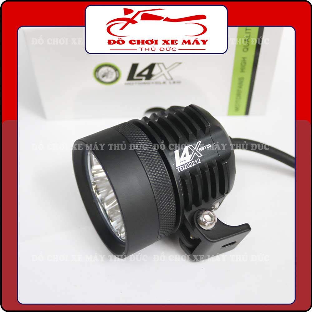 Đèn Trợ Sáng Đèn Led L4X sst20 Sáng Gom, Kính Tím
