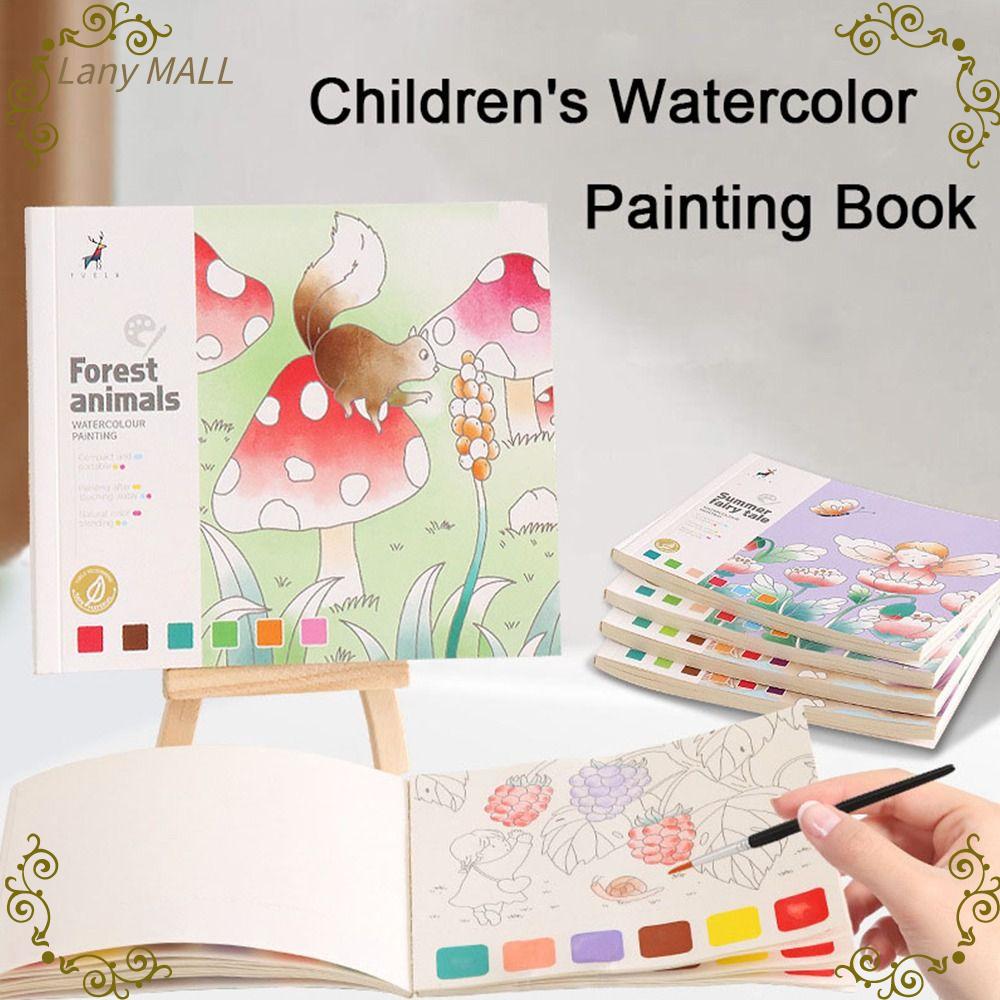 20 Sheets Di động Học sinh trẻ em Dụng cụ vẽ tranh nghệ thuật Quà Tặng Sách Vẽ Màu Nước bỏ túi Đồ chơi vẽ tranh Sách tô màu nước Sách Ảnh Graffiti