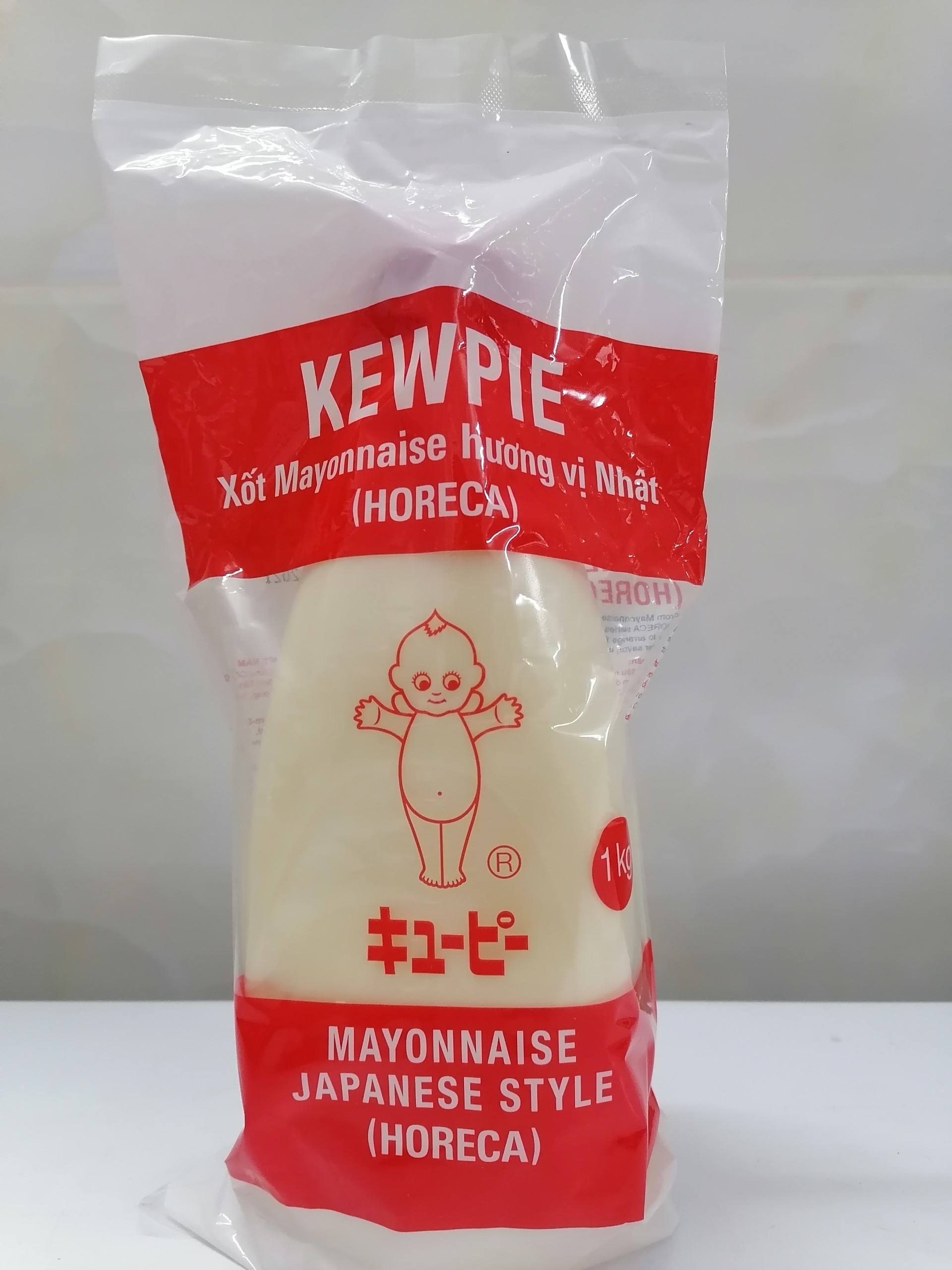 [CHAI LỚN 1 Kg (ĐỎ) – HORECA] XỐT MAYO HƯƠNG VỊ NHẬT [VN] KEWPIE Mayonnaise Japanese Style