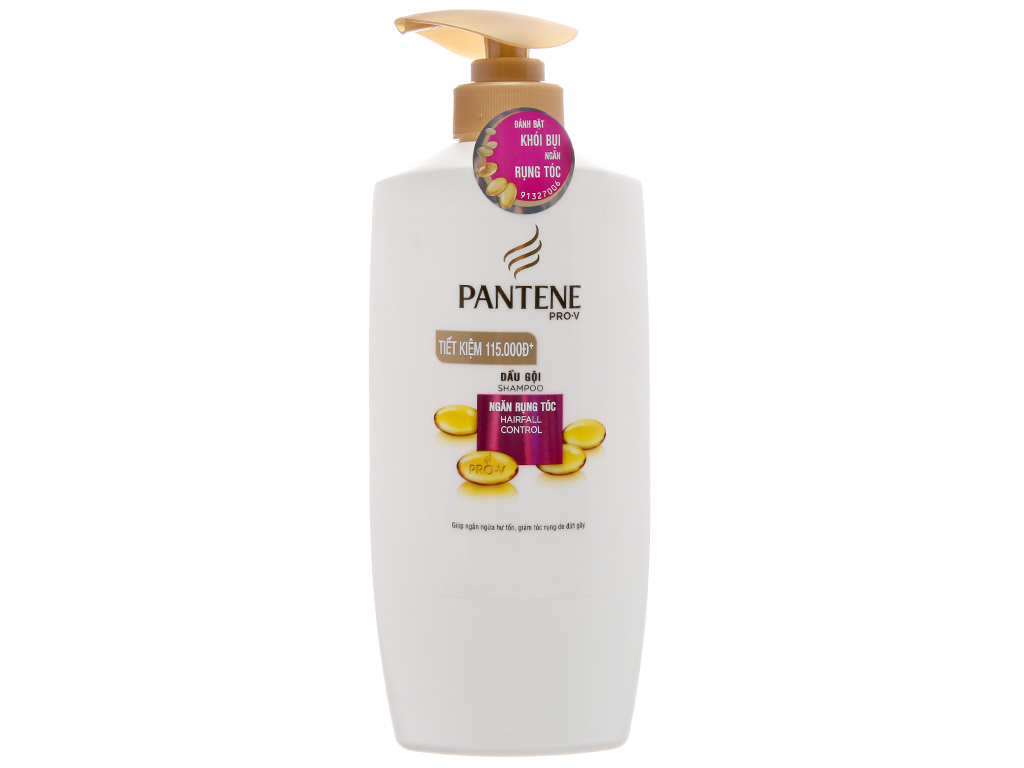 Dầu gội ngăn rụng tóc Pantene, chai vòi 653ml