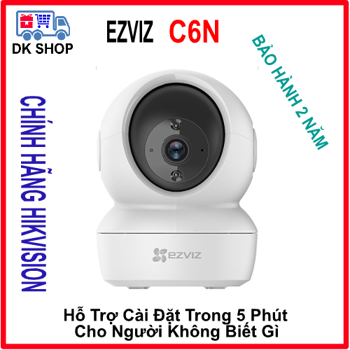 Camera Thông Minh IP Wifi Ezviz C6N 4MP Độ Phân Giải 2K - Trong Nhà - Chính Hãng - Xoay 360 Độ - Giá rẻ.