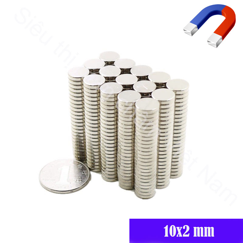 Nam châm 10x2mm , nam châm đất hiếm siêu hít