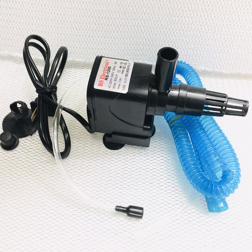 Máy bơm nước bể cá rs-1200, đầu máy bơm, máy lọc