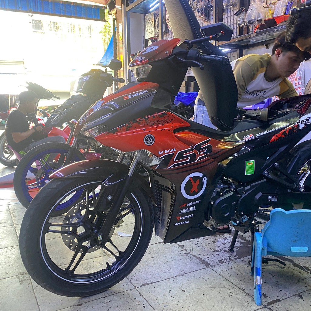 Tem trùm ex 155 đỏ đen, tem exciter 155, team trùm exciter 155, tem xe exciter 155, team trùm ex 155, team xe exciter 155 đỏ đen