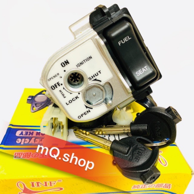 Bộ ổ khoá xe máy air blade 110cc 8 cạnh chống trộm tuyệt đối - air blade 2007 - 2012