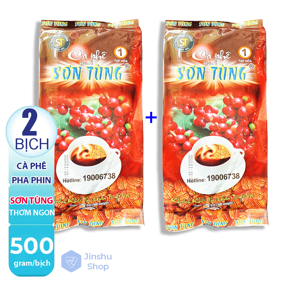 [ CÀ PHÊ THƠM NGON TỔNG HỢP ] Combo 2 bịch cà phê Sơn Tùng 1 hoặc Combo 2 bịch cà phê chồn Đỏ (mỗi bịch 500gr) Cà phê pha rang xay pha Phin truyền thống thượng hạng (Date mới: 12 tháng) Có nhiều lựa chọn khi thanh toán.