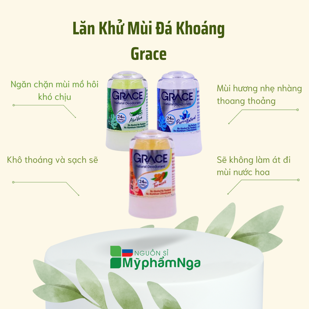 Lăn khử mùi Đá khoáng Thái Lan Đá khoáng- Đá tự nhiên