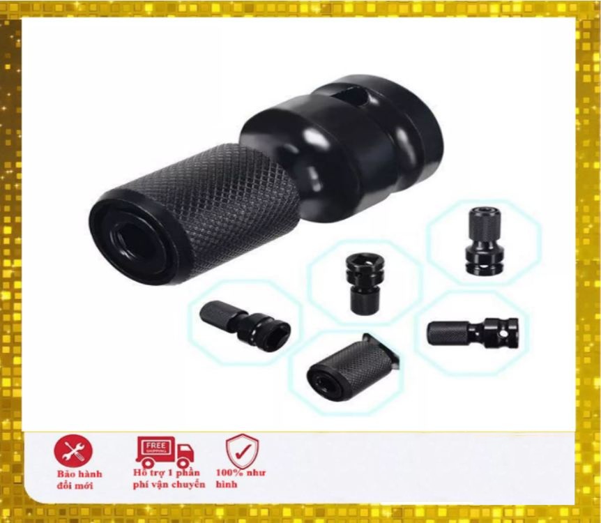 Đầu chuyển máy bắn bu lông, khẩu sang bắn vít,mũi khoan chuôi lục giác 6.35mm loại đầu dài