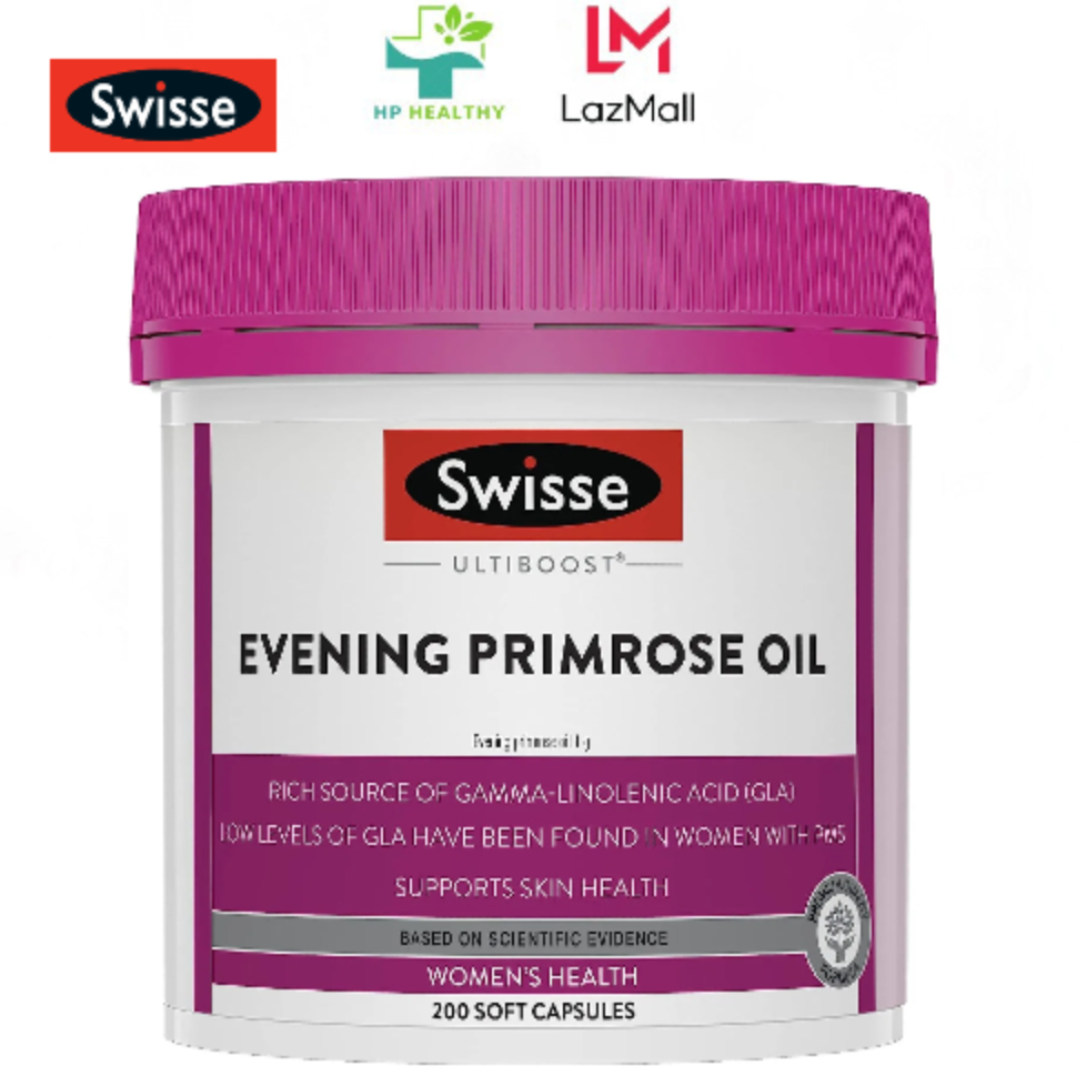 Tinh Dầu Hoa Anh Thảo Swisse Evening Primrose Oil Của Úc 200 Viên