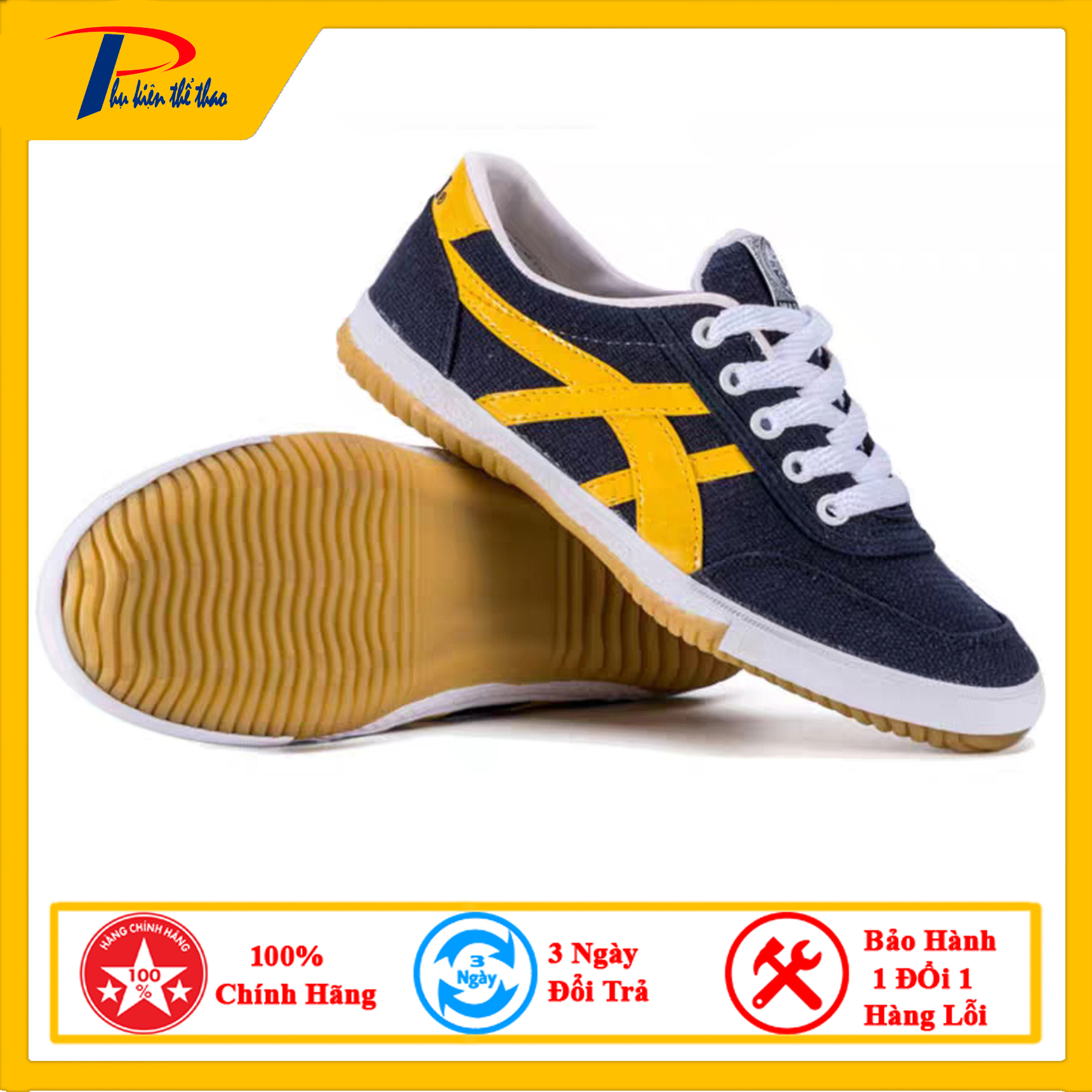 Giày bata WARROR siêu phủi, giày bata bóng bàn, bóng đá, cầu lông