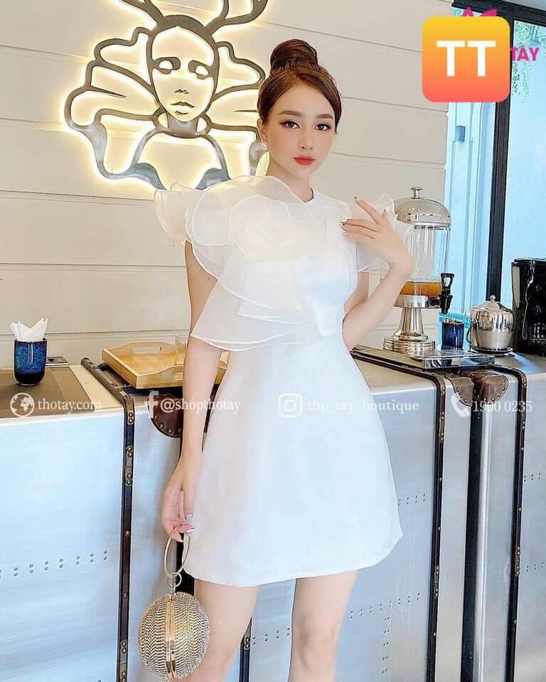 ĐẦM CÔNG CHÚA DÁNG XÒE ( CAM KẾT GIỐNG MẪU)