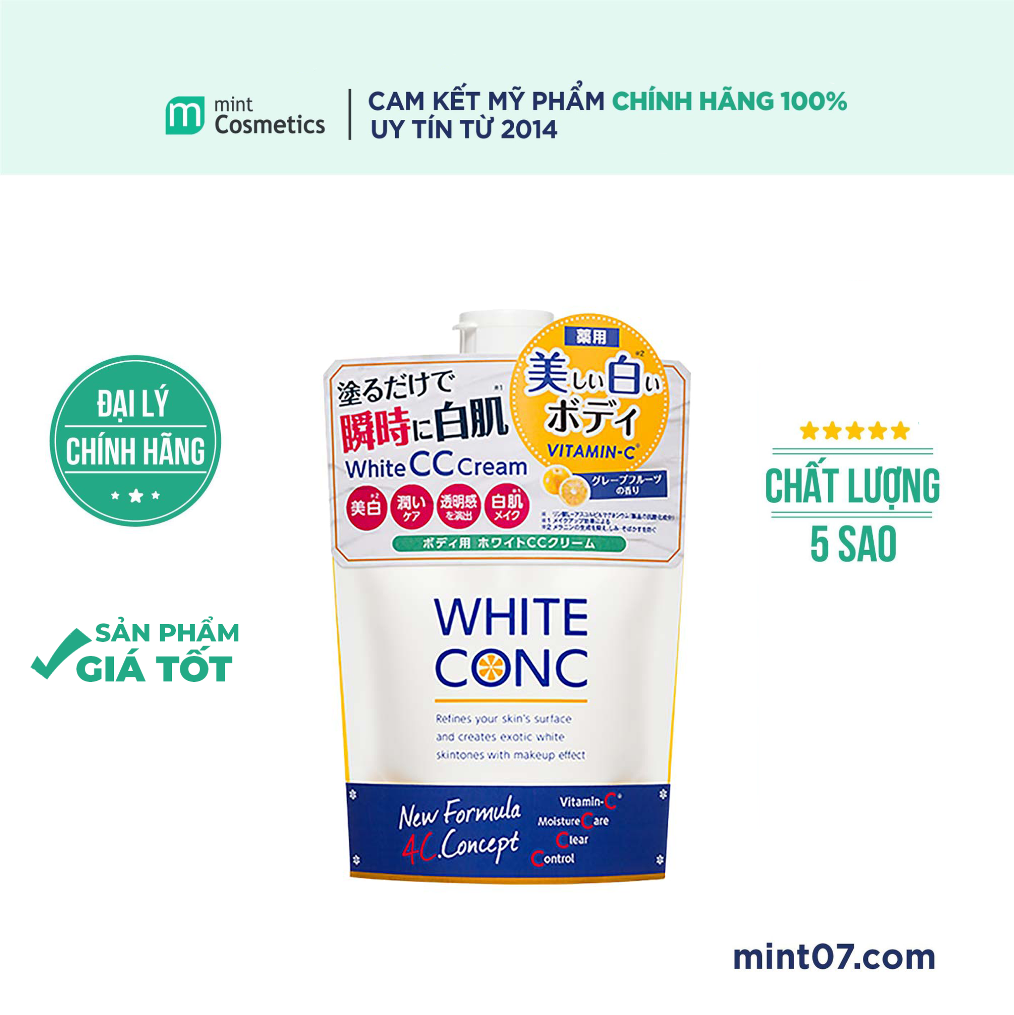 Dưỡng thể white conc 200g