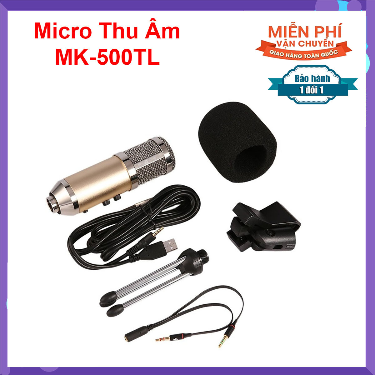 Microphone thu âm Studio MK-F500TL - Chuyên dụng live stream