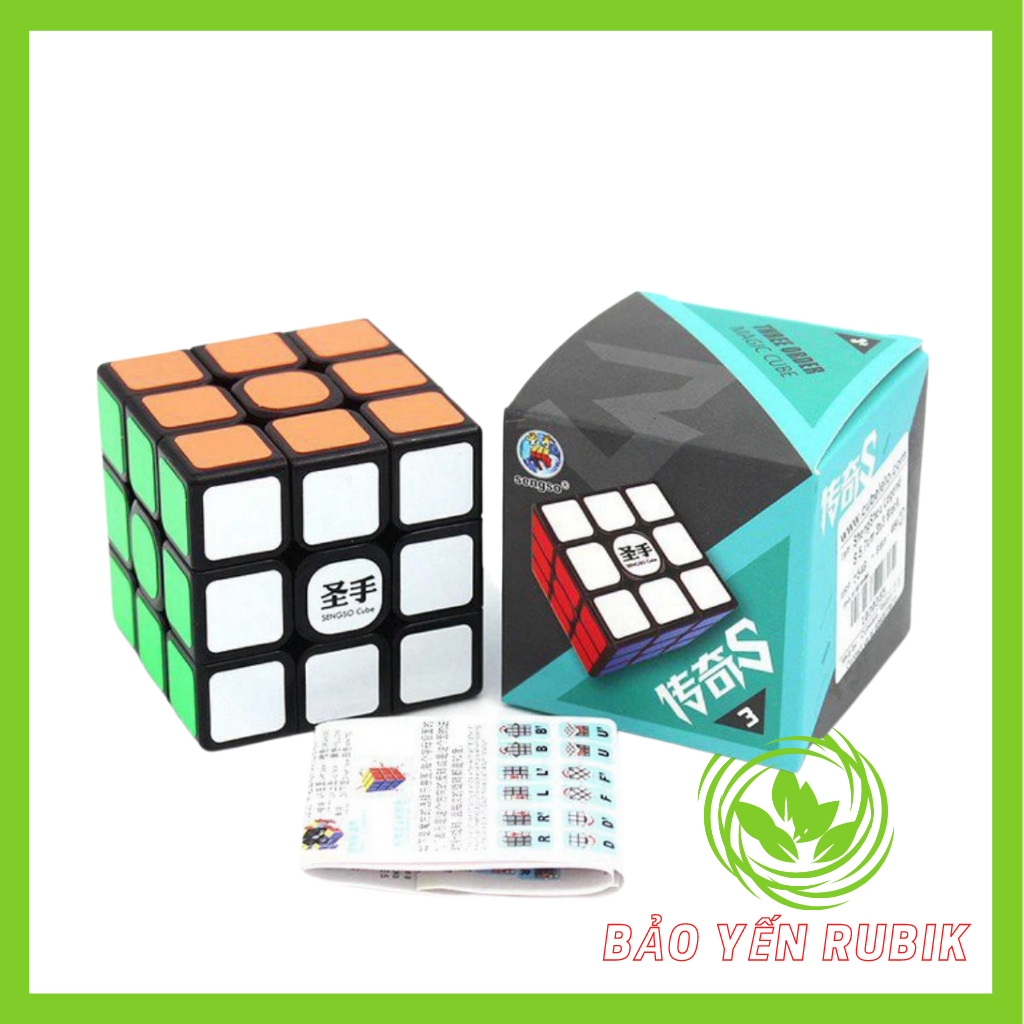 Rubik 3x3 ShengShou Legend S Khối Lập Phương Đồ Chơi Rubic 3 Tầng Hộp Xanh