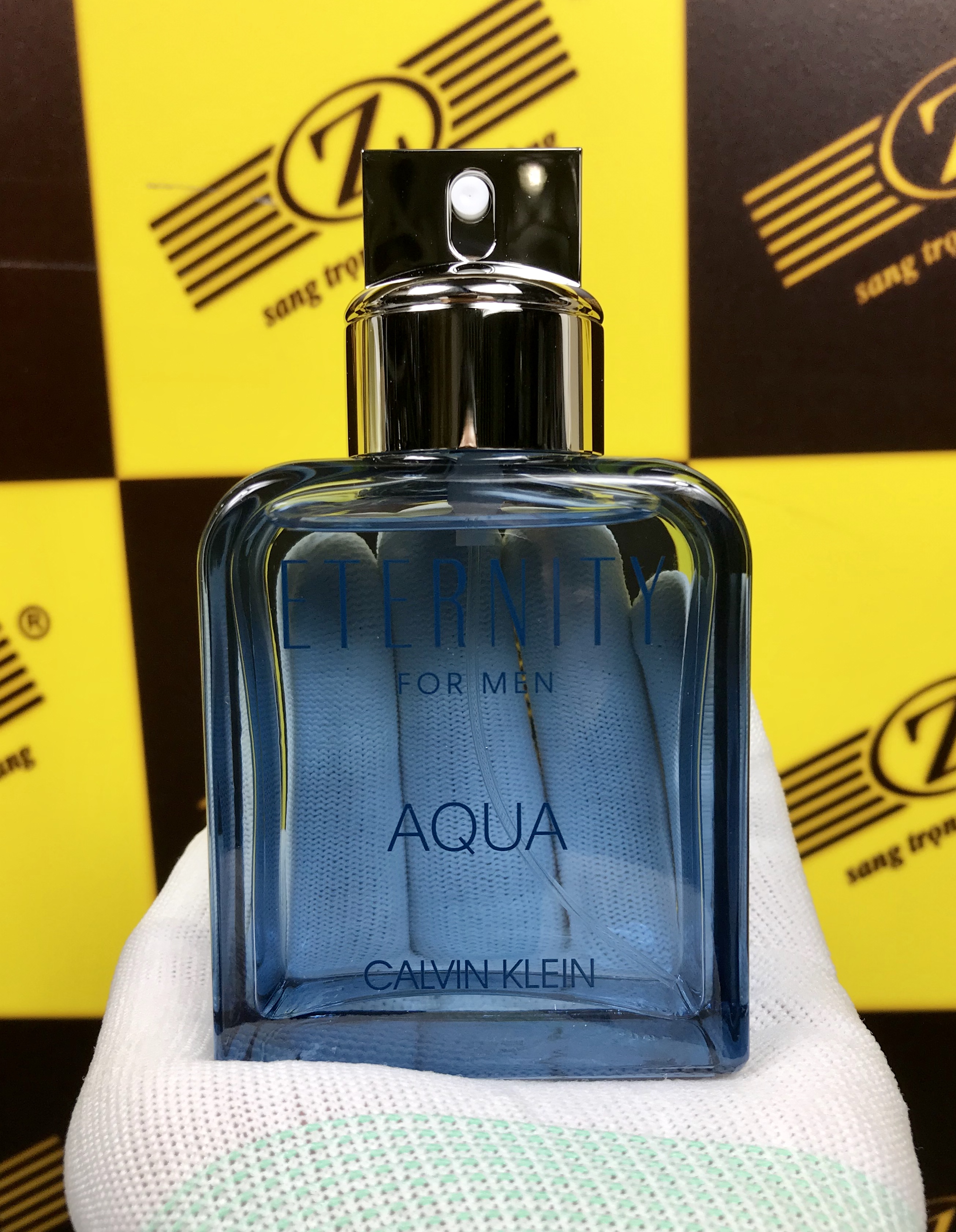 Calvin Klein - Eternity - Aqua. 100ml. Eau de toilette. Sản xuất Anh. Mùi nam nhưng nữ sứt được