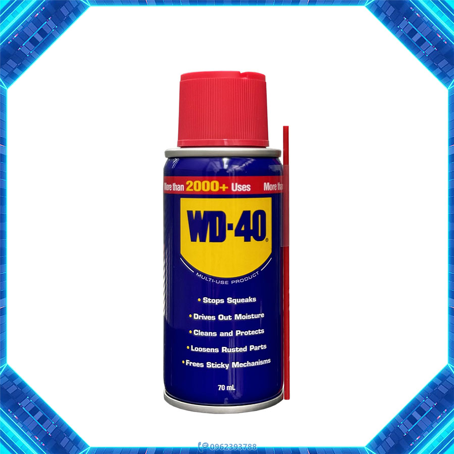 Chai xịt dầu chống rỉ sét WD-40 Multi-Use bảo dưỡng đa năng 70ml