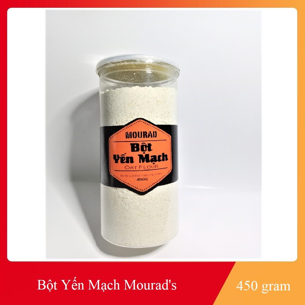 Hũ 450g bột yến mạch nguyên chất mourad thơm ngon, bổ dưỡng