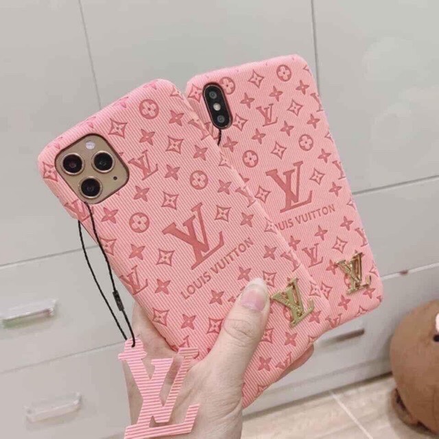 Ốp LV HỒNG CHO IPHONE 7/8PLUS, X/XS/XSMAX, 11/11PRO/11PROMAX