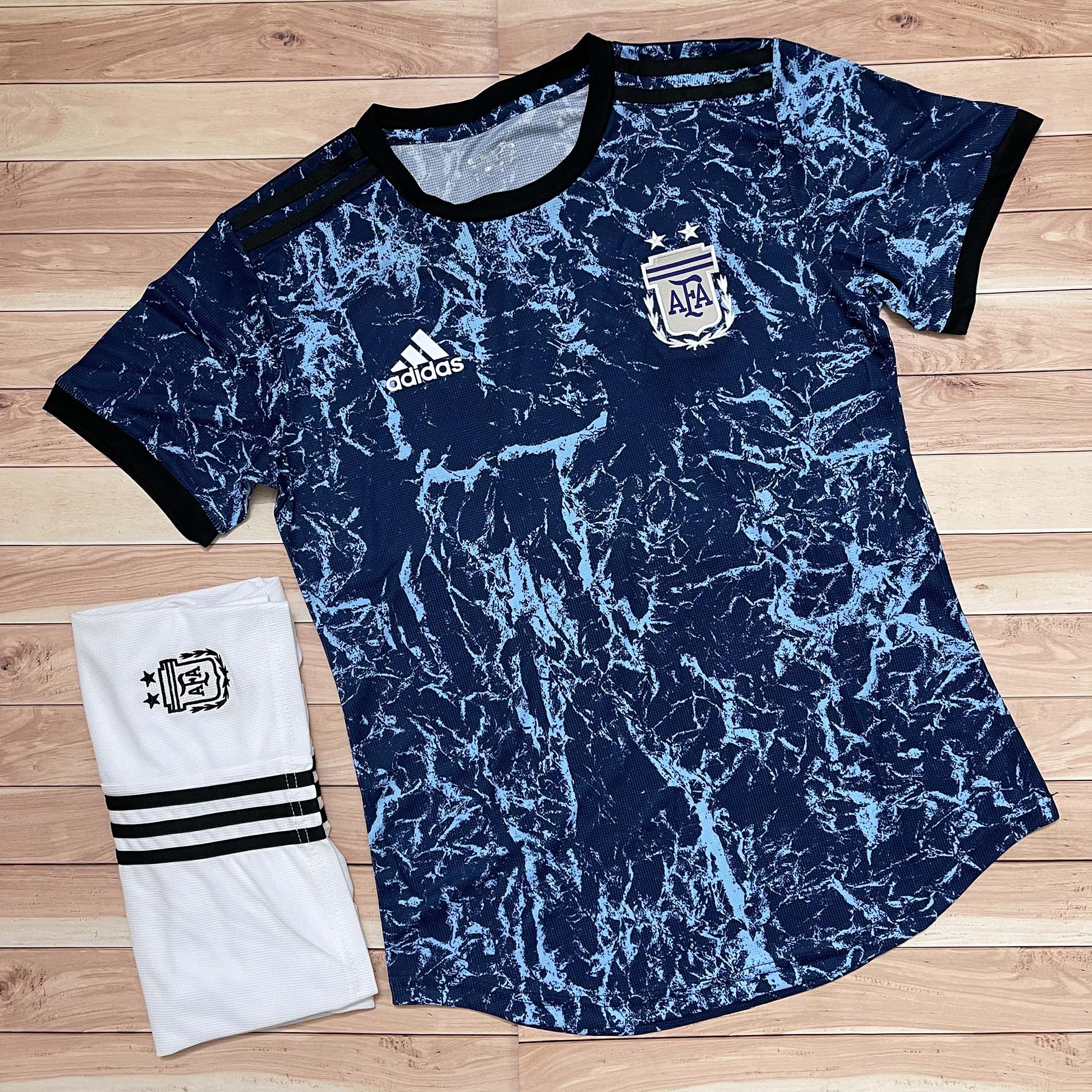 Áo Bóng Đá Đội Tuyển Argentina Mẫu Training 2023 - Vải Mè Thái Cao Cấp