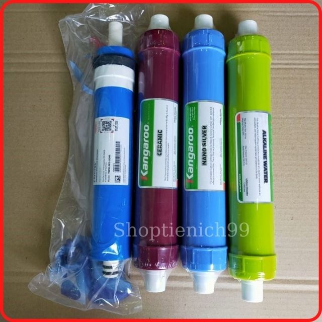 Lõi lọc nước - Combo Lõi Lọc Số 4-5-6-7 Kangaroo Hàng Chính Hãng