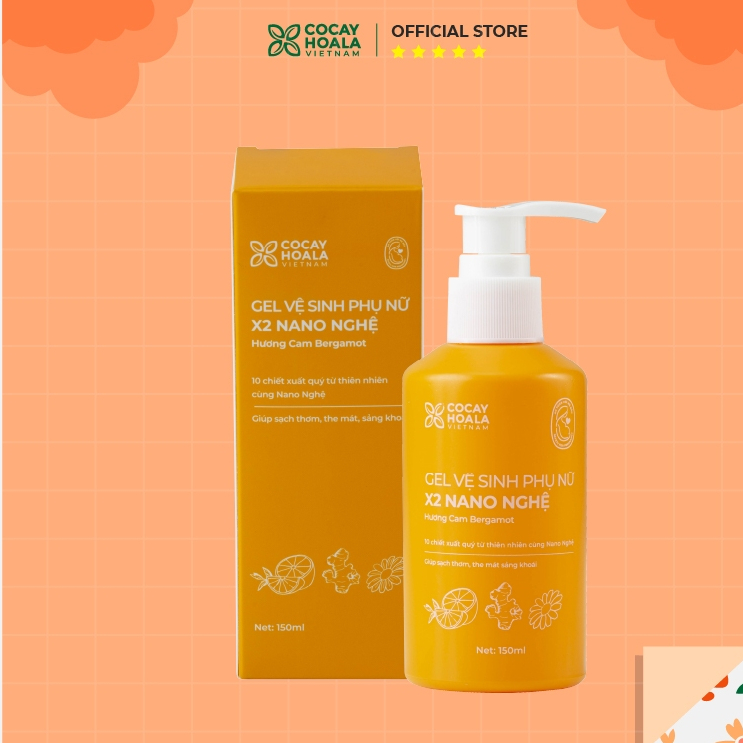 Gel dung dịch vệ sinh phụ nữ x2 Nano nghệ, ngăn ngừa viêm nhiễm phụ khoa, kháng viêm, mùi, hồng xinh se khít, PANDAR