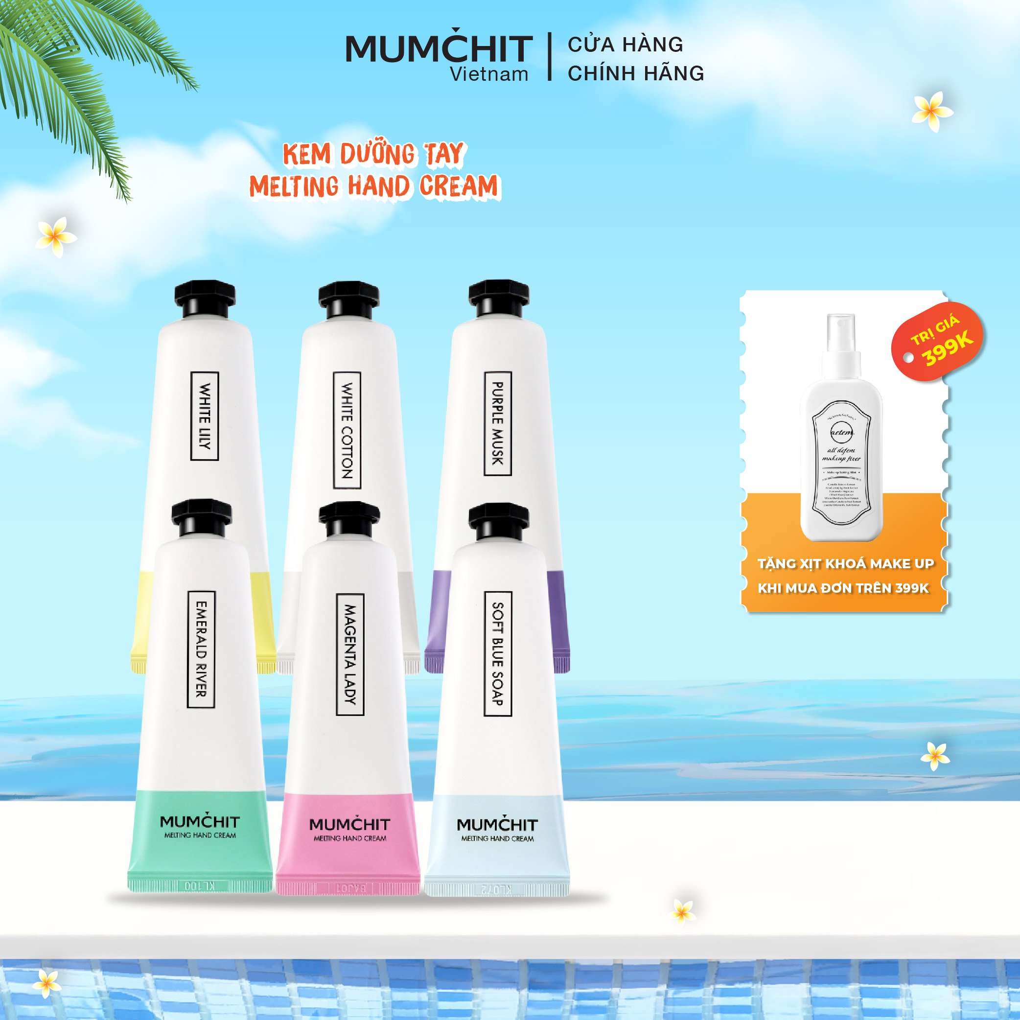 Kem Dưỡng Tay Mumchit - Mumchit Melting Hand Cream 50ml