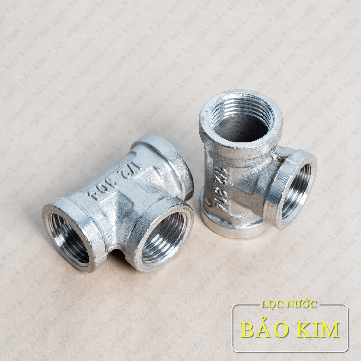 Bộ 2 tê ren trong inox ø 21