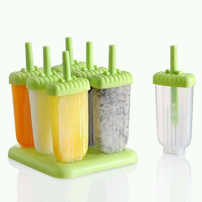 Khuôn làm kem 6 que tiện dụng cho mùa hè