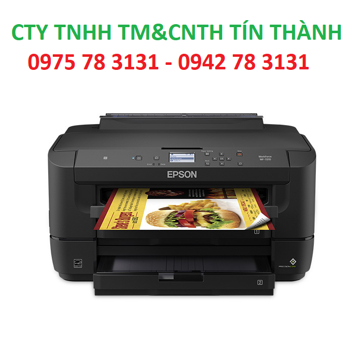 Máy In Epson WorkForce WF-7210 In Phun Màu Khổ A3