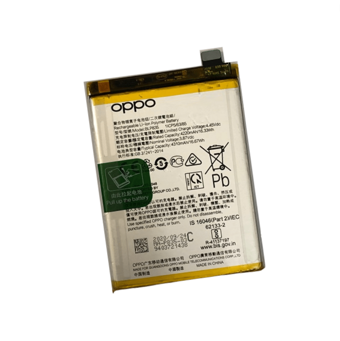 Pin điện thoại oppo p835 / a94-4g / reno 5f / reno 5 lite / reno 5lite / f19 pro