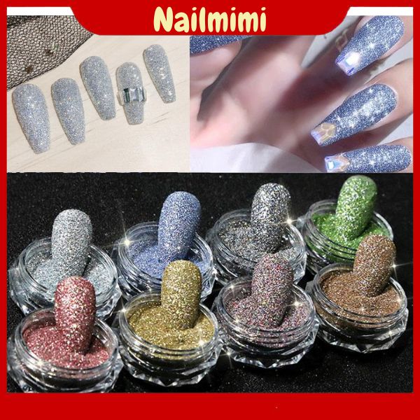 Set 8 Kim Tuyến Nhũ Flash hot tred trang trí móng