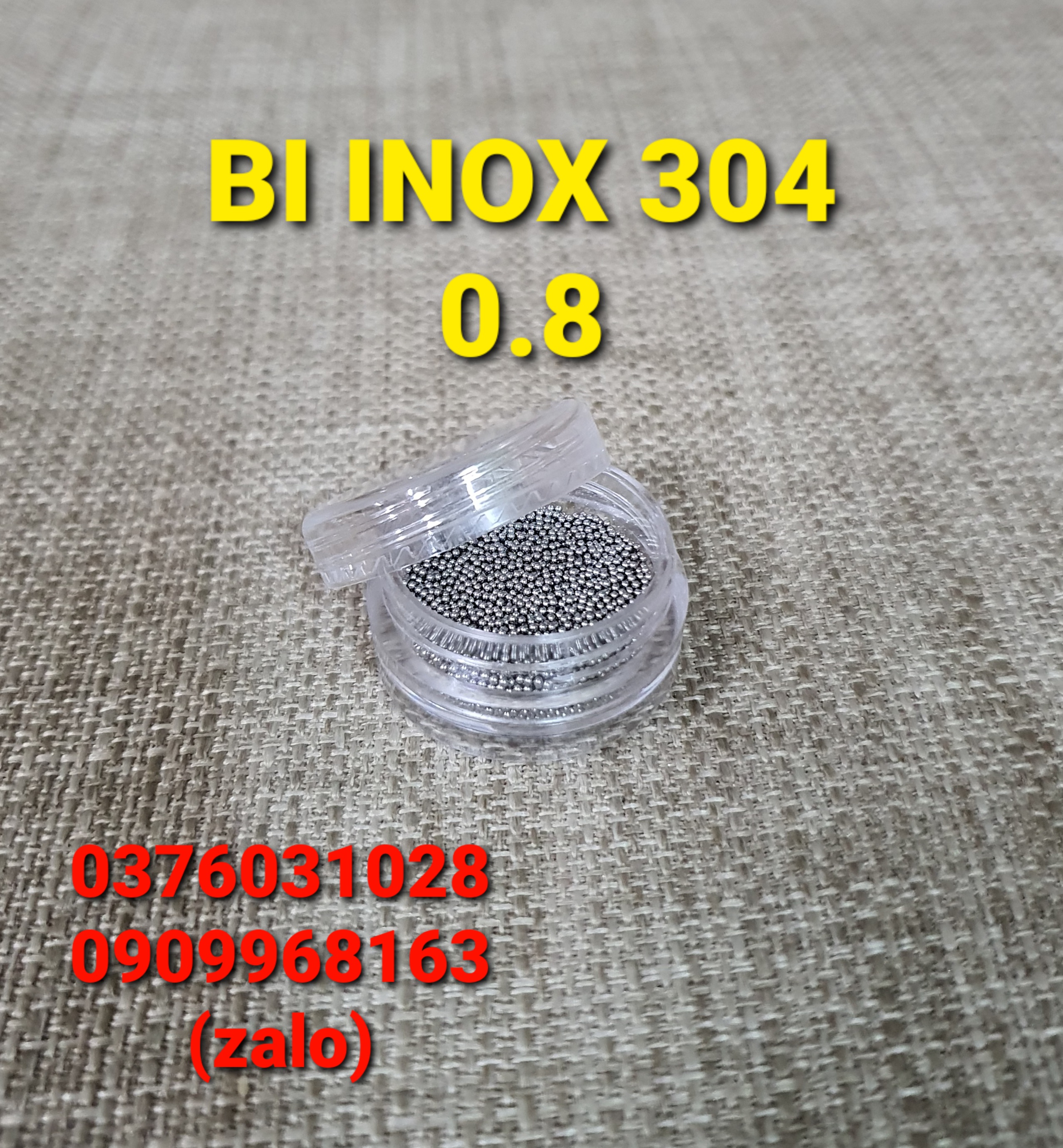 [INOX 304]BI 0.8mm (HỘP 4600 VIÊN)