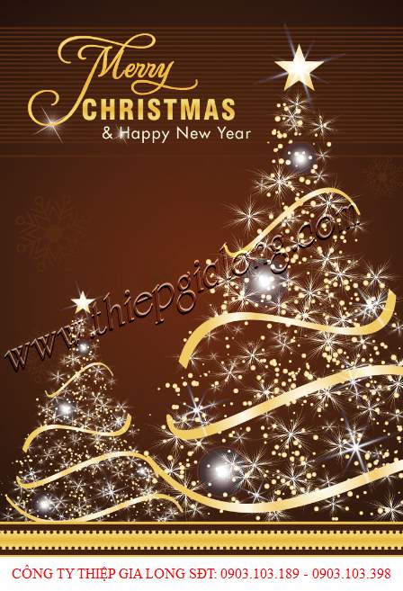 Combo 30 thiệp Noel đẹp giấy Mỹ Thuật (có in lời chúc thiệp giáng sinh có lời chúc, logo công ty)