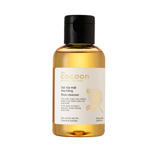 [HCM]Gel Rửa Mặt Hoa Hồng Cocoon 140ml chính hãng
